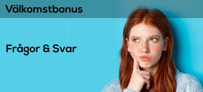 välkomstbonus FAQ