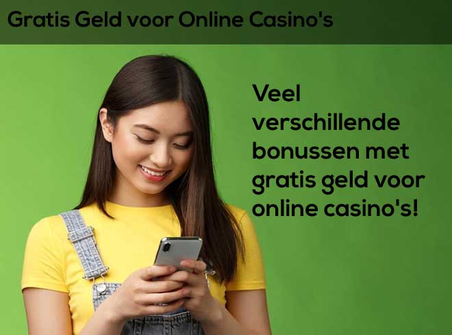 meisje en bankbiljetten, onderwerp gratis speelgeld