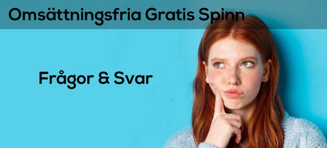 funderande tjej funderar på ämnet: gratissnurr utan omsättningskrav UKK