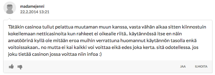 Casumo kokemuksia 1