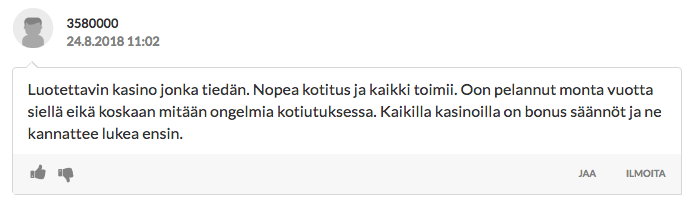 Casumo kokemuksia 3
