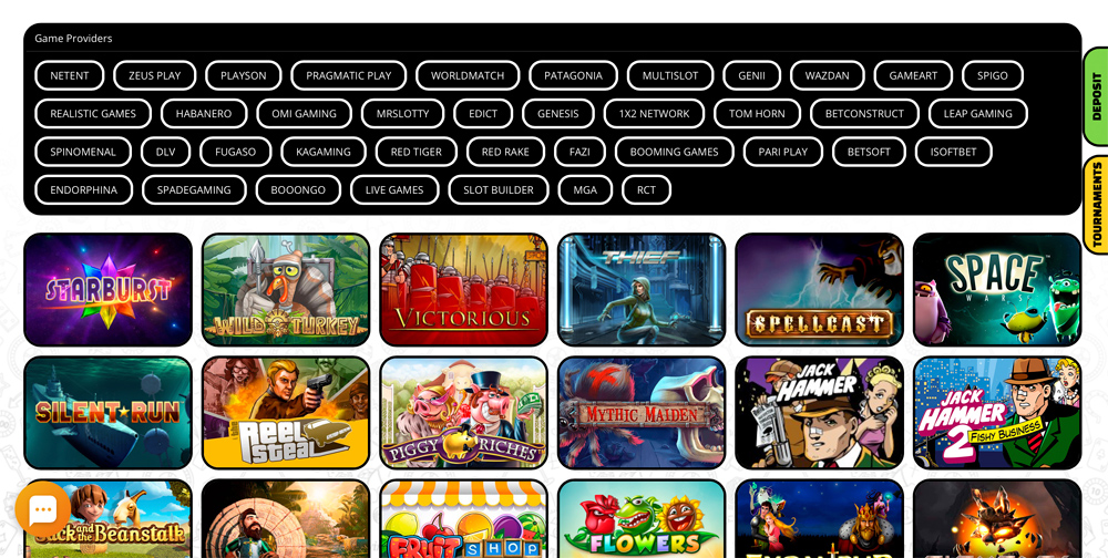 All Game Providers