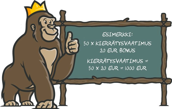 Talletusbonusten kierrätysvaatimukset